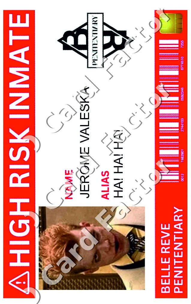 Jerome Valeska | Gotham Inmate ID Card | ID Card Factory