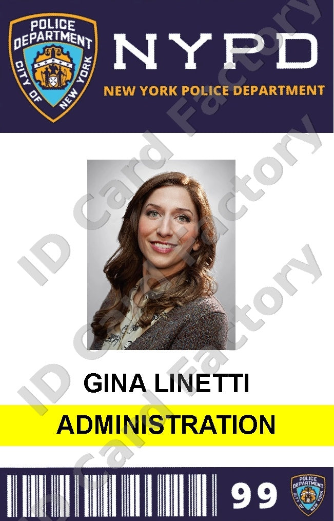 Gina Linetti | Brooklyn Nine-Nine NYPD ID Card | ID Card Factory