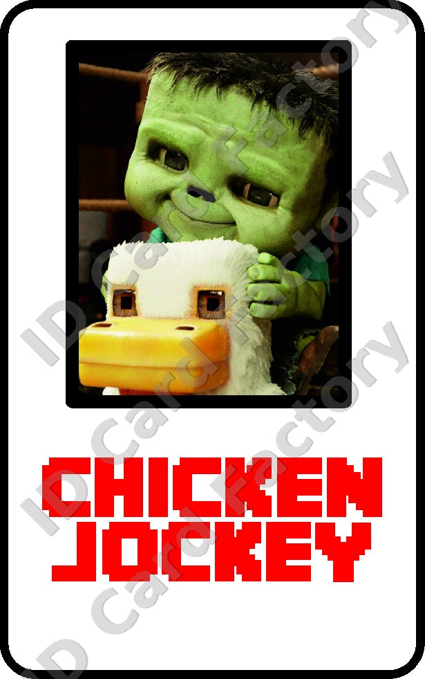 Chicken Jockey | Minecraft | ID Card | ID Card Factory