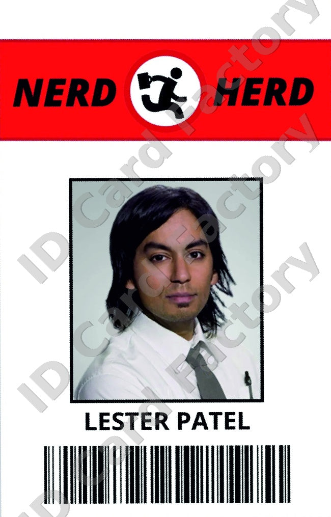 Lester Patel | Chuck Nerd Herd ID Card | ID Card Factory
