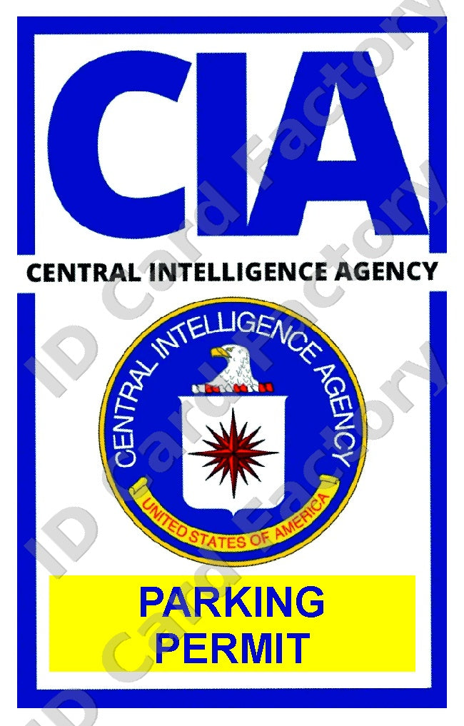 CIA Parking Permit | | ID Card Factory