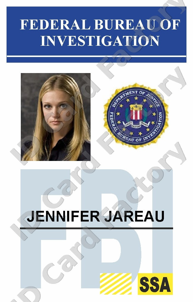 Jennifer Jareau | Criminal Minds FBI BAU ID Card | ID Card Factory