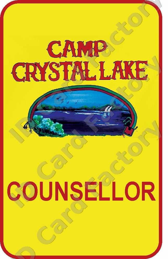 Friday the 13th Camp Crystal Lake Counsellor ID Card | | ID Card Factory