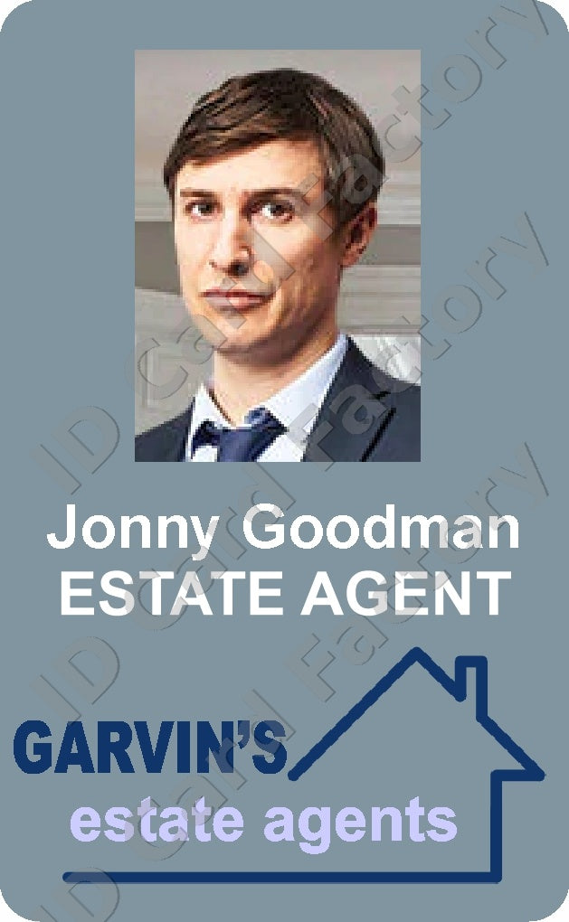 Jonny Goodman | Friday Night Dinner Garvin's Estate Agents ID Card | ID Card Factory
