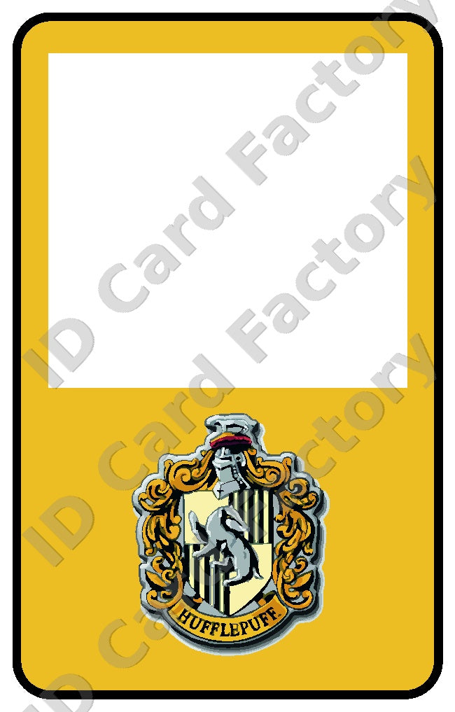 Hogwarts Hufflepuff Student ID | Harry Potter | | ID Card Factory