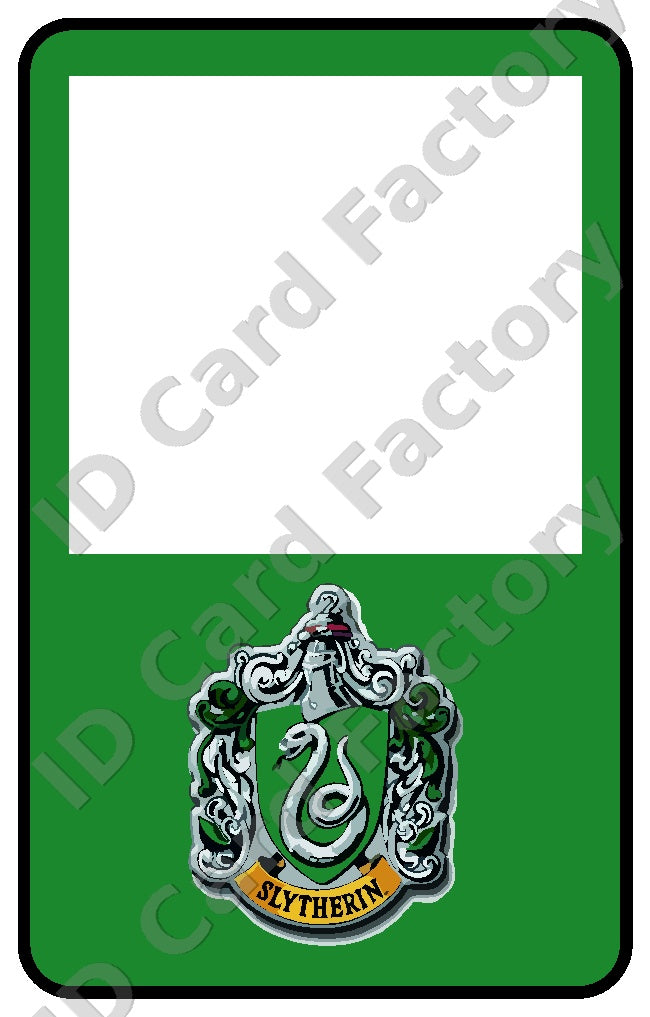 Hogwarts Slytherin Student ID | Harry Potter | | ID Card Factory