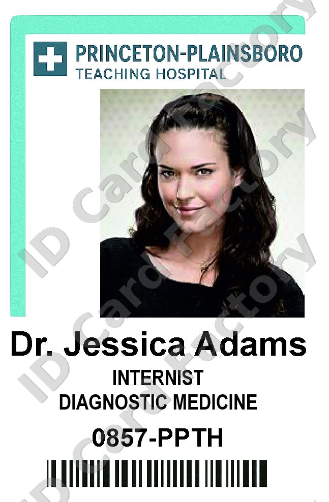 Dr Jessica Adams | House MD Princeton-Plainsboro ID Card | ID Card Factory