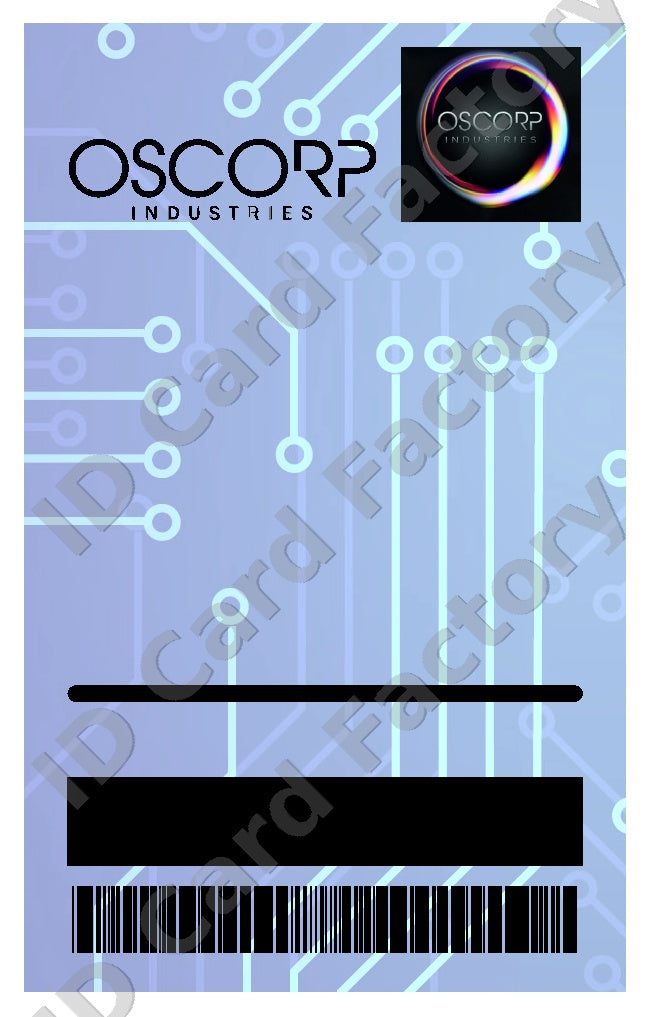 Oscorp Industries Staff ID | Spider-Man Marvel | Personalised | ID Card Factory