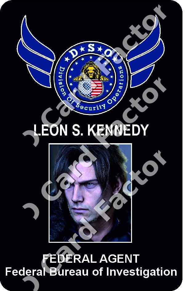Leon S. Kennedy | Resident Evil ID Card | ID Card Factory