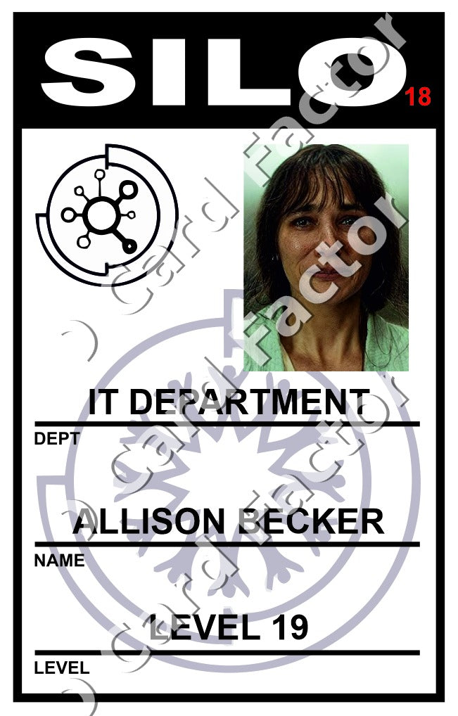 Allison Becker | Silo ID Card | ID Card Factory