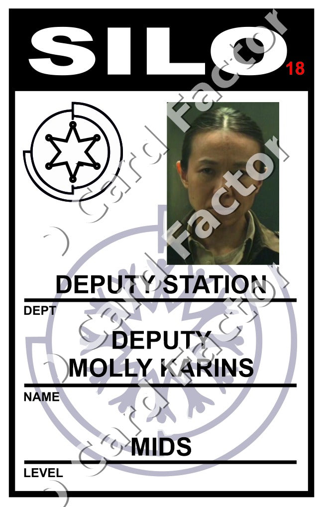 Deputy Molly Karins | Silo ID Card | ID Card Factory