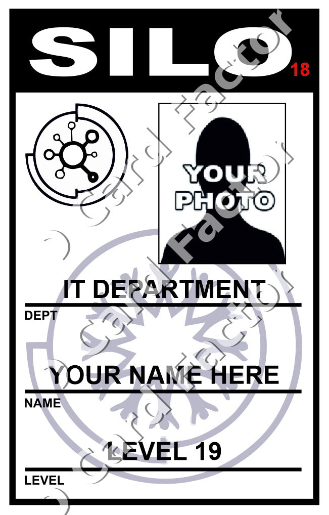 Silo IT Department ID Card | Personalised | ID Card Factory