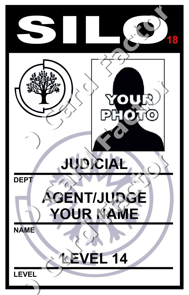Silo Judicial ID Card | Personalised | ID Card Factory
