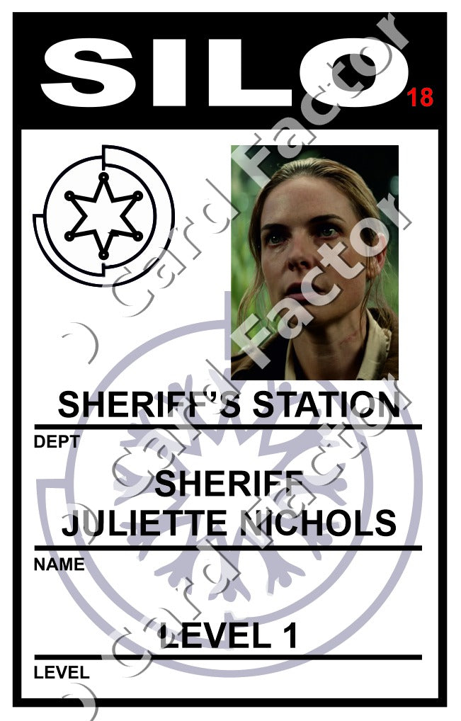 Sheriff Juliette Nichols | Silo ID Card | ID Card Factory