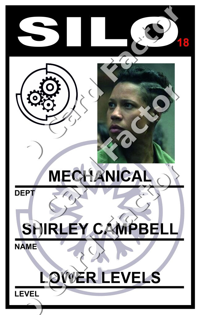 Shirley Campbell | Silo ID Card | ID Card Factory