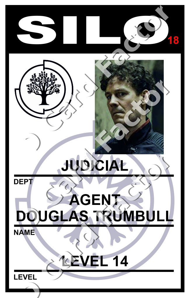 Agent Douglas Trumbull | Silo ID Card | ID Card Factory