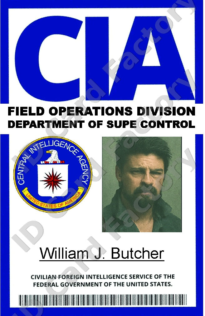 Billy Butcher | The Boys ID Card | ID Card Factory