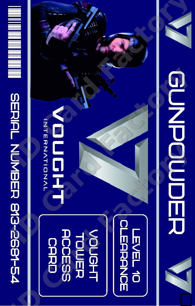 Gunpowder | The Boys Vought International ID Card | ID Card Factory