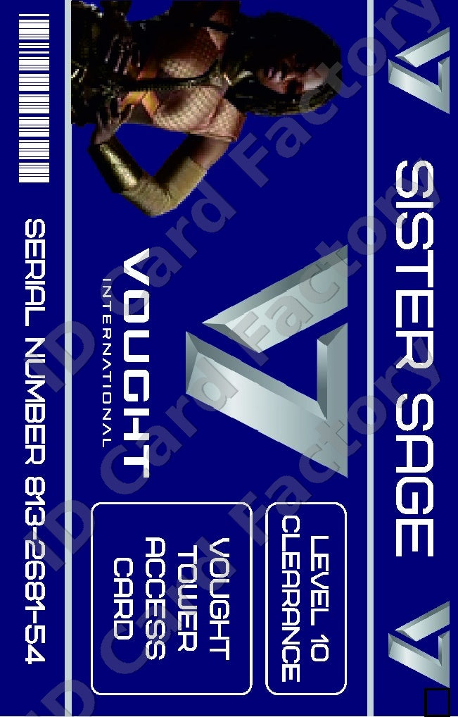 Sister Sage | The Boys Vought International ID Card | ID Card Factory
