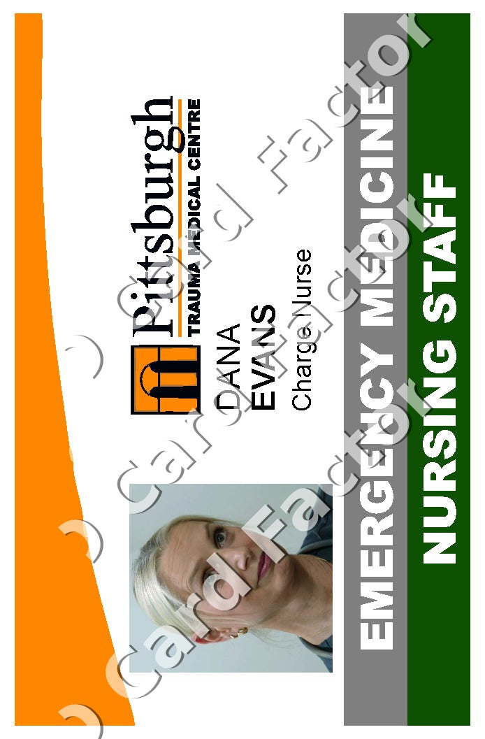 Dana Evans | The Pitt ID Card | ID Card Factory