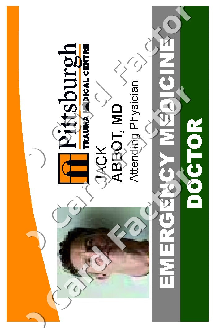 Jack Abbot | The Pitt ID Card | ID Card Factory