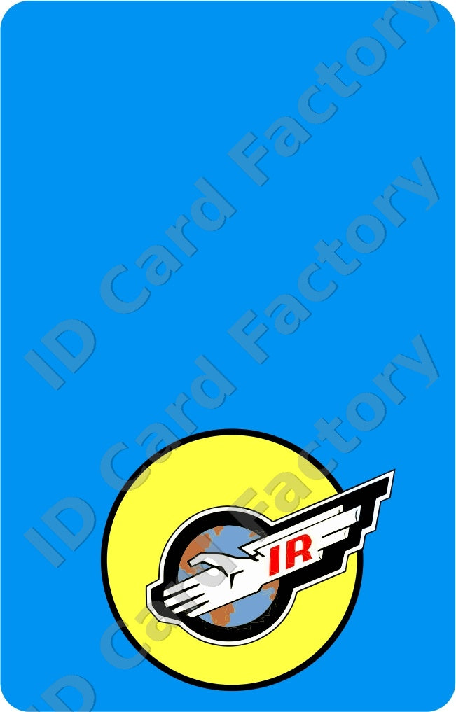 Thunderbirds International Rescue ID Card | Personalised | ID Card Factory