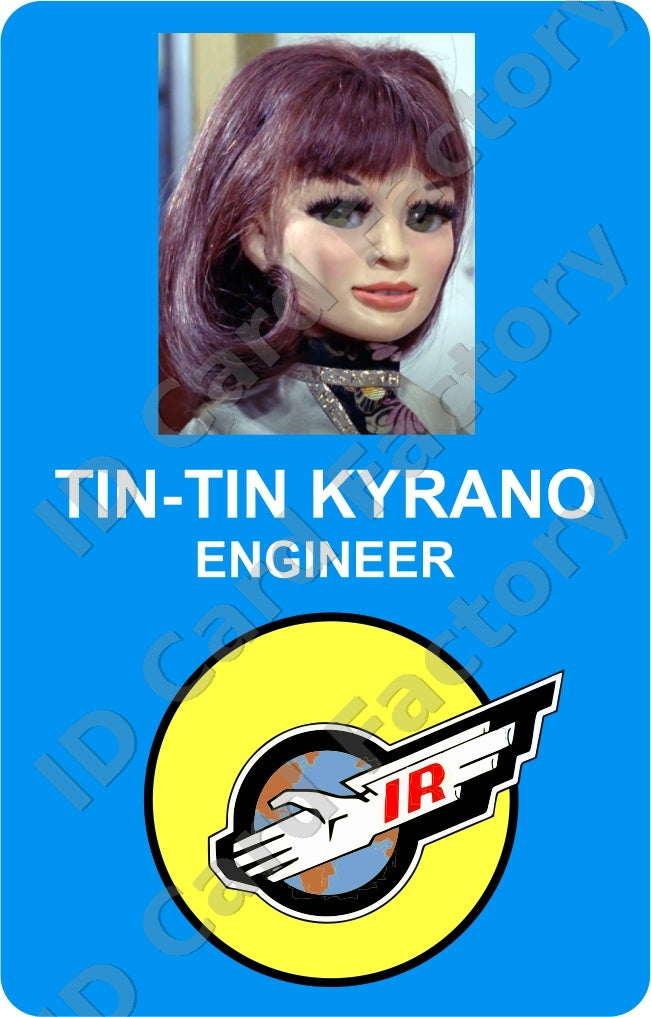 Tin Tin | Thunderbirds International Rescue ID Card | ID Card Factory