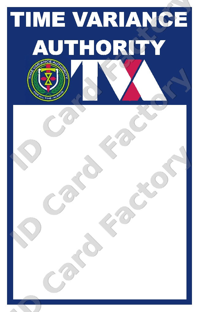 Time Variance Authority Agent ID | Loki Marvel | Personalised | ID Card Factory