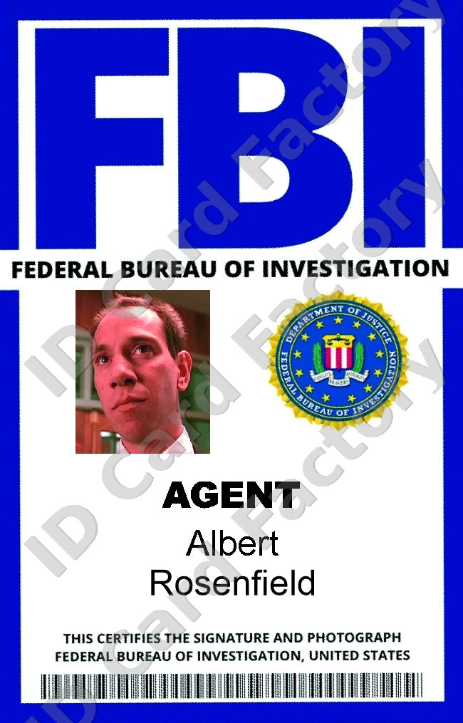 Albert Rosenfield | Twin Peaks FBI ID Card | ID Card Factory