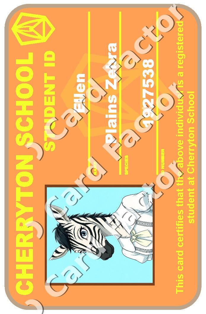 Ellen | Beastars Cherryton Student ID | ID Card Factory