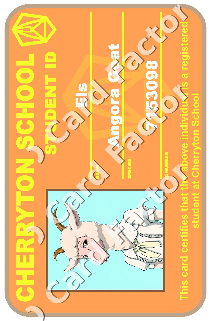 Els | Beastars Cherryton Student ID | ID Card Factory