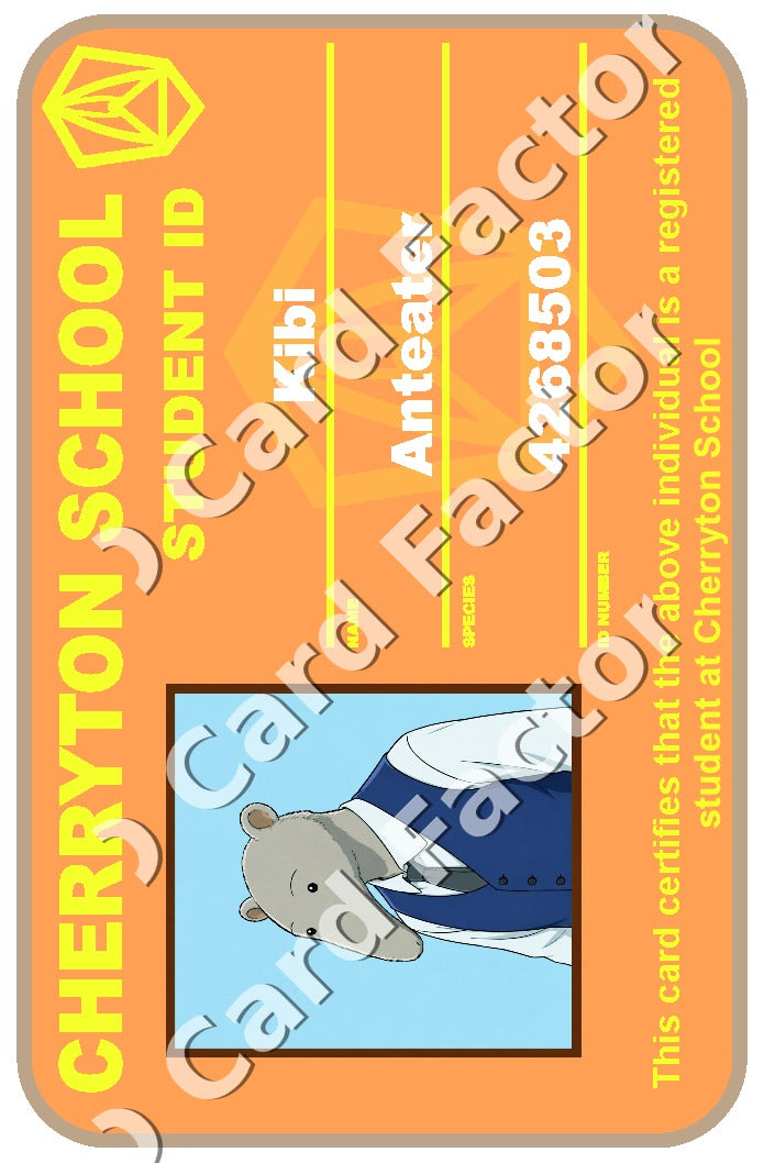 Kibi | Beastars Cherryton Student ID | ID Card Factory