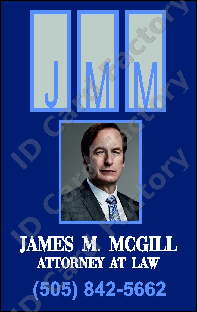 Jimmy McGill | Better Call Saul ID Card | ID Card Factory