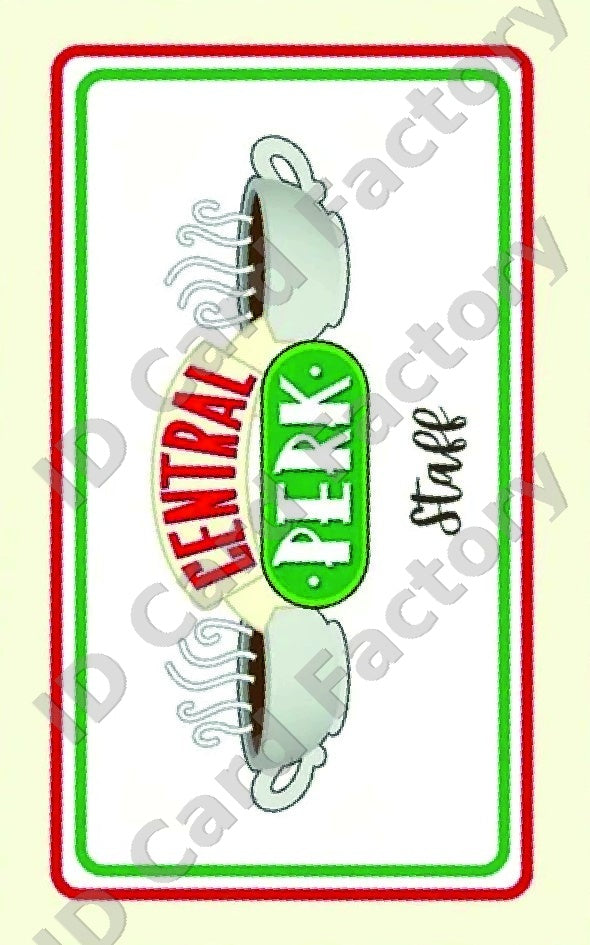 Central Perk Staff ID Card | Friends | ID Card Factory