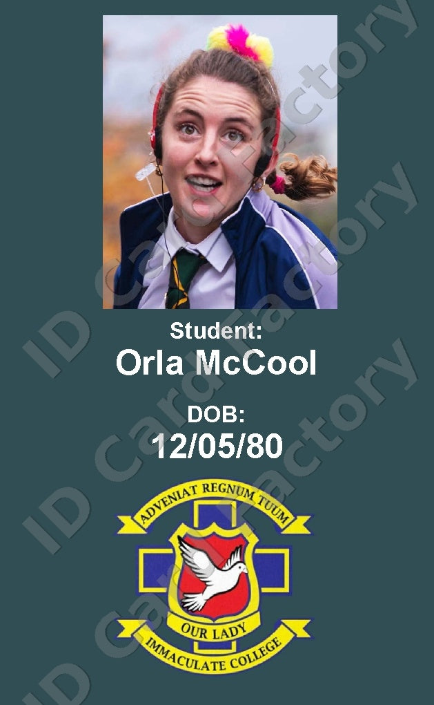 Orla | Derry Girls Our Lady Immaculate College Student ID Card | ID Card Factory