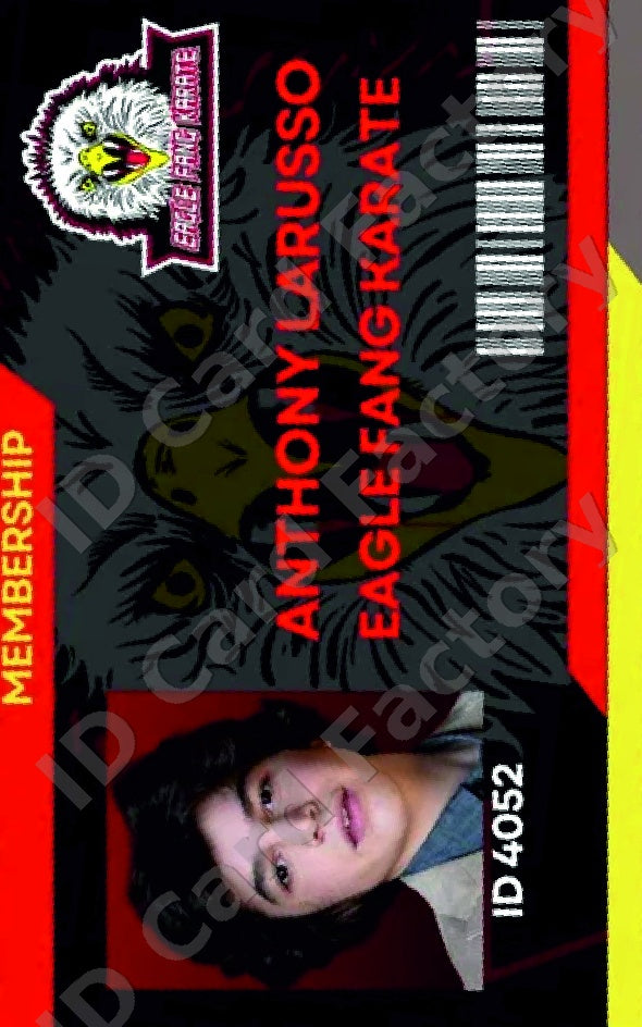 Anthony LaRusso | Eagle Fang Karate ID Card | ID Card Factory