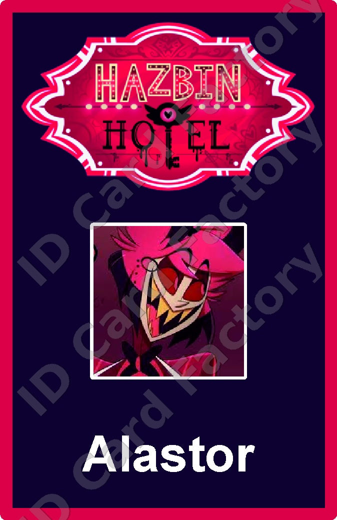 Alastor | Hazbin Hotel ID Card | ID Card Factory