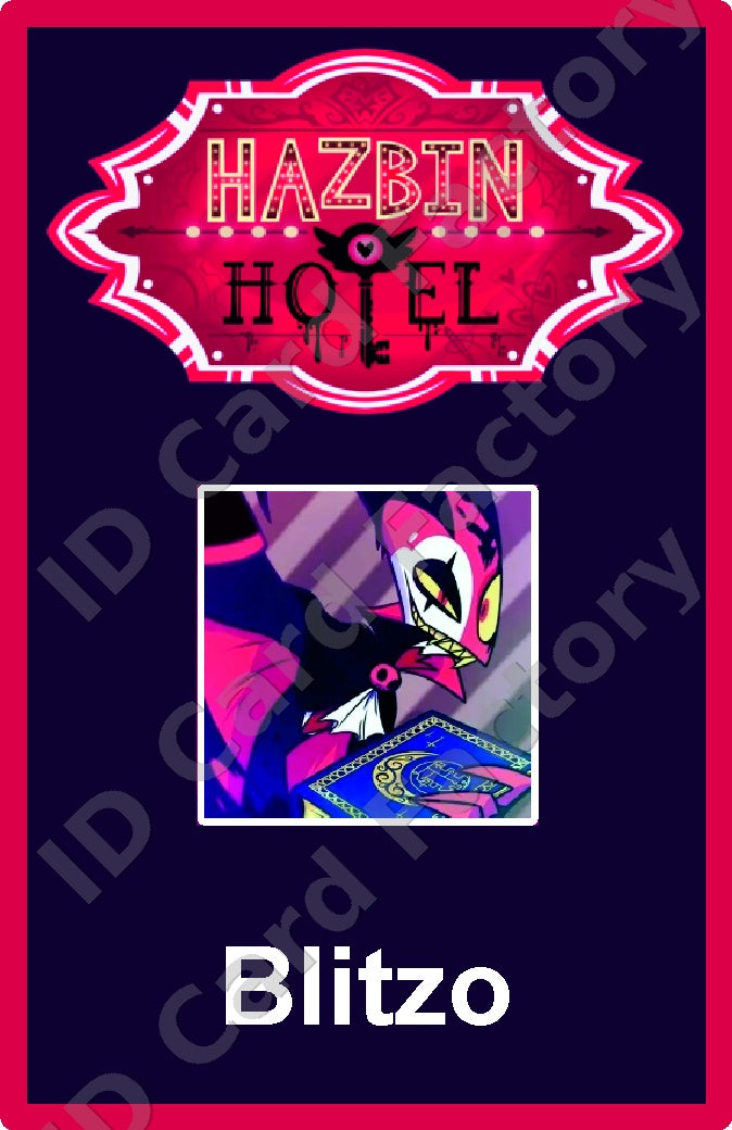 Blitzo | Hazbin Hotel ID Card | ID Card Factory