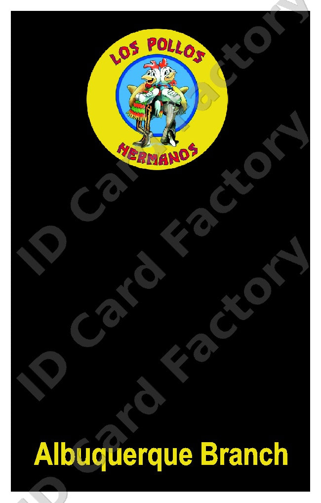 Los Pollos Hermanos ID Card | Personalised | ID Card Factory