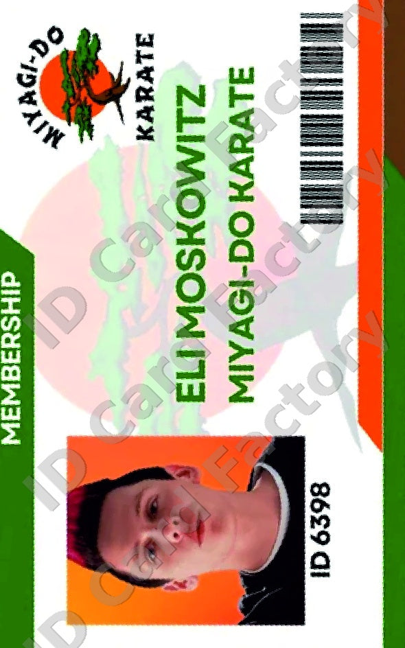 Eli Moskowitz | Miyagi-Do Karate ID Card | ID Card Factory