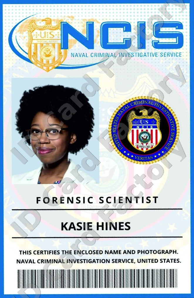 Kasie Hines | NCIS ID Card | ID Card Factory