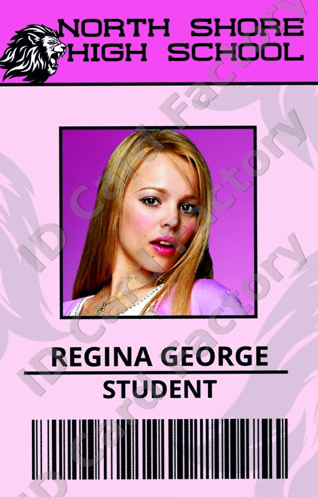 Regina George | Mean Girls North Shore High School ID Card | ID Card Factory