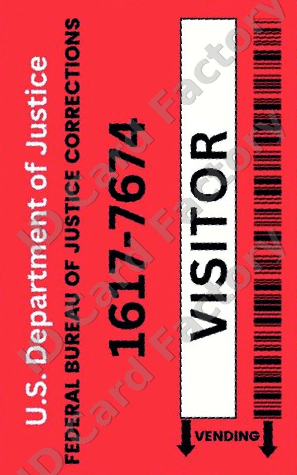 Orange is the New Black Litchfield Visitor Pass | | ID Card Factory
