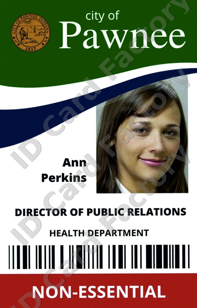Ann Perkins | Parks and Recreation Pawnee ID Card | ID Card Factory