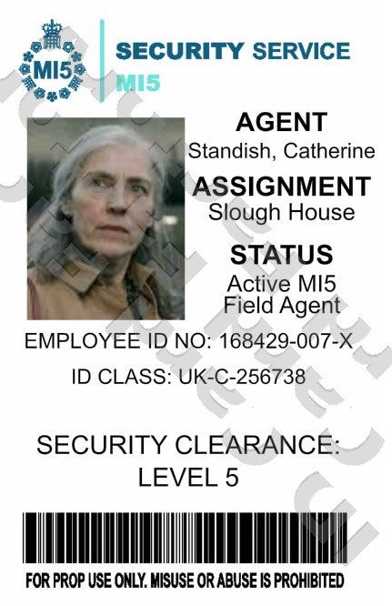 Catherine Standish | MI5 Slough House ID Card | Slow Horses | ID Card Factory