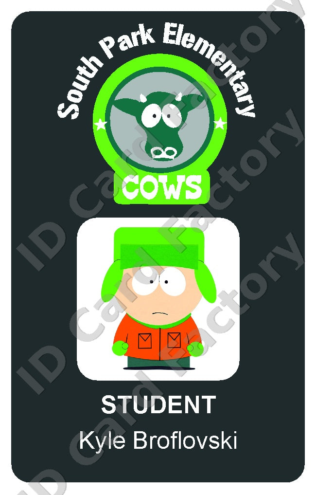 Kyle Broflovski | South Park Elementary Student ID Card | ID Card Factory