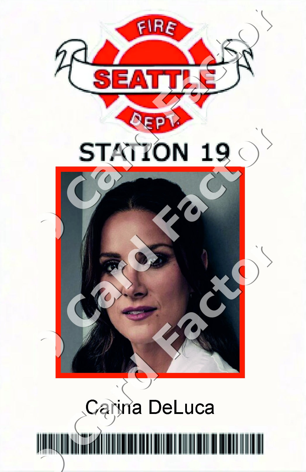 Carina DeLuca | Station 19 ID Card | ID Card Factory