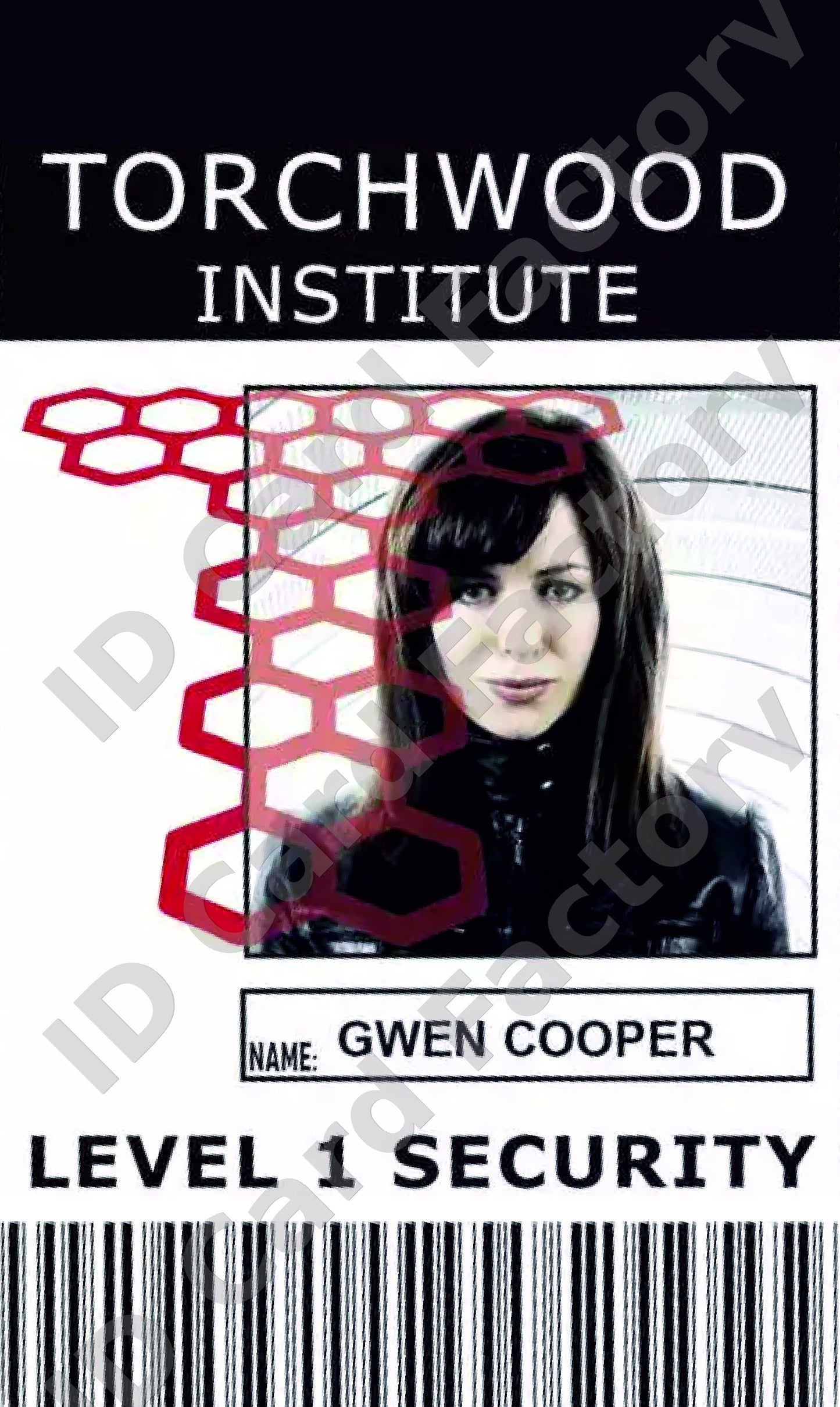 Gwen Cooper | Torchwood Institute ID Card | ID Card Factory