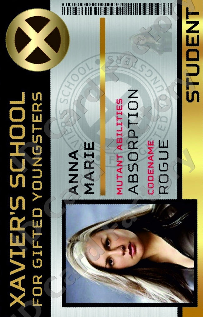 Rogue | Xavier's School for Gifted Youngsters ID | X-Men | ID Card Factory