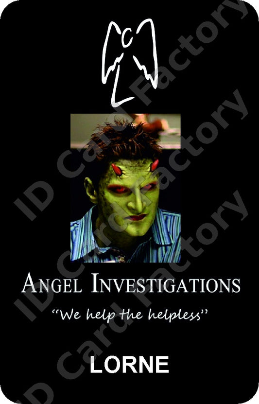 Lorne | Angel Investigations ID Card | ID Card Factory